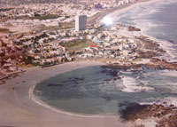 Aerial view of Beach